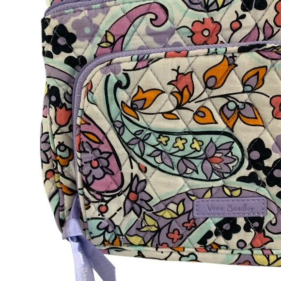 Vera Bradley Quilted Floral Shoulder / Crossbody Bag - Picture 2 of 7